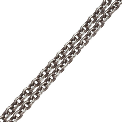 Chrome Hearts Paper Chain Silver Necklace Size 20 Inch