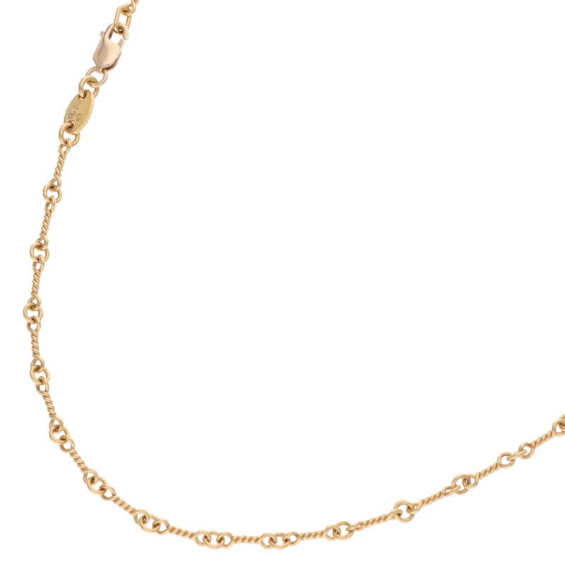 Chrome Hearts 22K Twist Chain Gold Necklace Size 16 Yellow