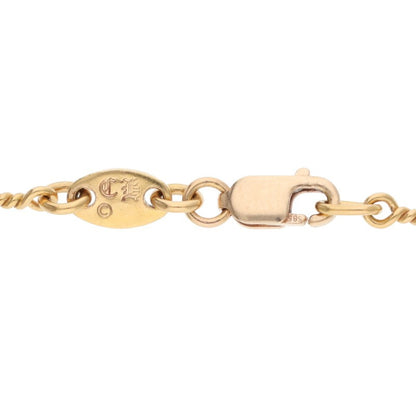 Chrome Hearts 22K Twist Chain Gold Necklace Size 16 Yellow