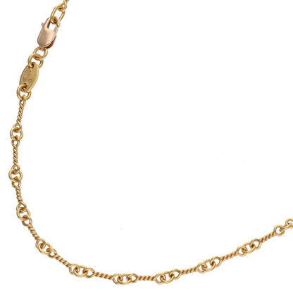 Chrome Hearts 22K Twist Chain Gold Necklace Size 18 Inch