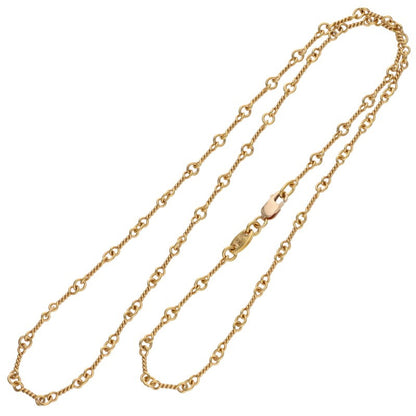 Chrome Hearts 22K Twist Chain Gold Necklace Size 18 Inch