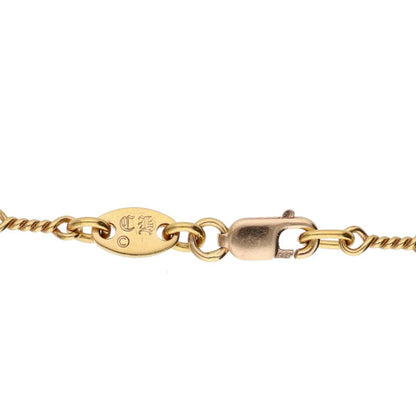 Chrome Hearts 22K Twist Chain Gold Necklace Size 18 Inch