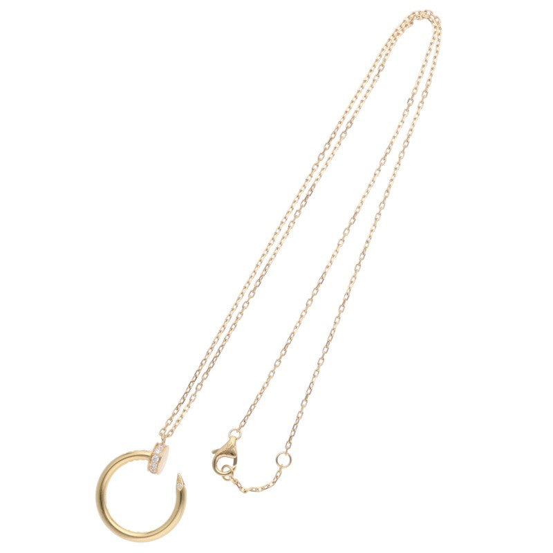 Cartier JUSTE UN CLOU 18K YG Diamond Necklace