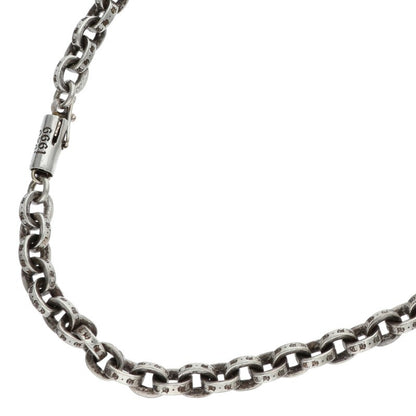 Chrome Hearts Paper Chain Silver Necklace Size 20 Inch