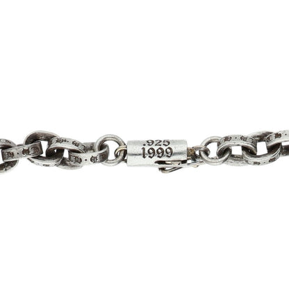 Chrome Hearts Paper Chain Silver Necklace Size 20 Inch