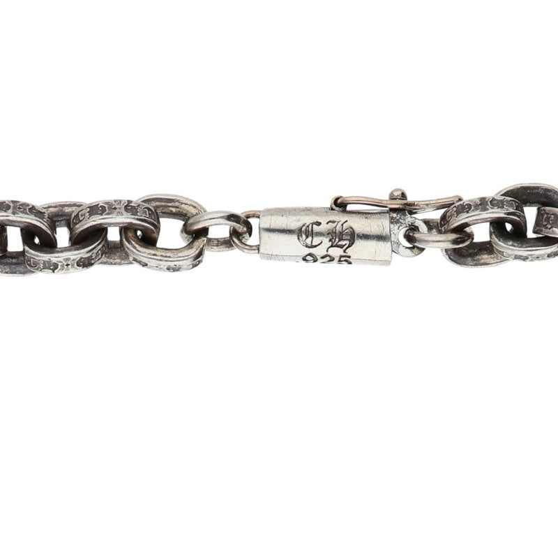 Chrome Hearts Paper Chain Silver Necklace Size 30 Inch