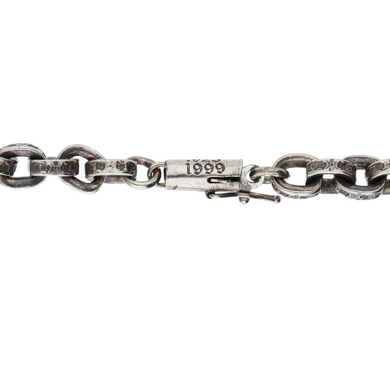 Chrome Hearts Paper Chain Silver Necklace Size 30 Inch