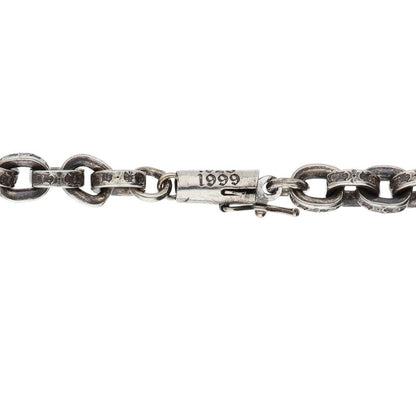 Chrome Hearts Paper Chain Silver Necklace Size 30 Inch