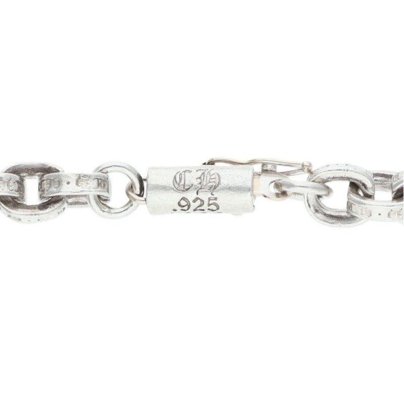 Chrome Hearts Paper Chain Silver Necklace Size 20 Inch