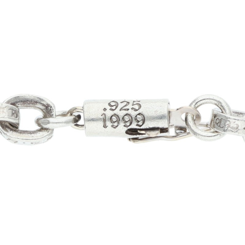 Chrome Hearts Paper Chain Silver Necklace Size 20 Inch