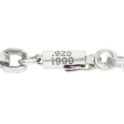 Chrome Hearts Paper Chain Silver Necklace Size 20 Inch