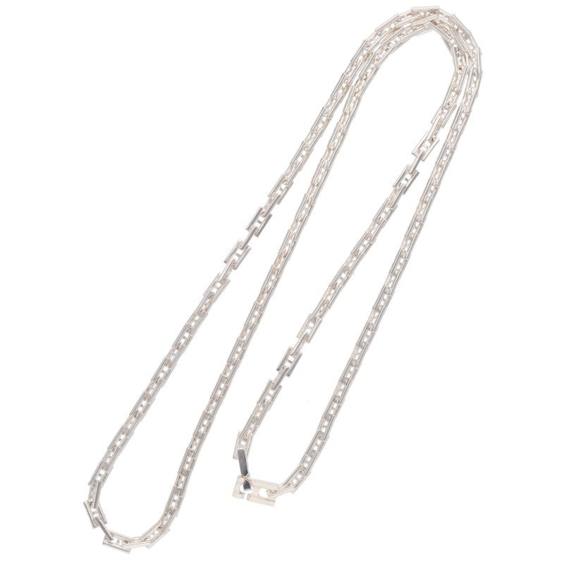 HERMES 925 Silver Hercules Necklace Size 42CM