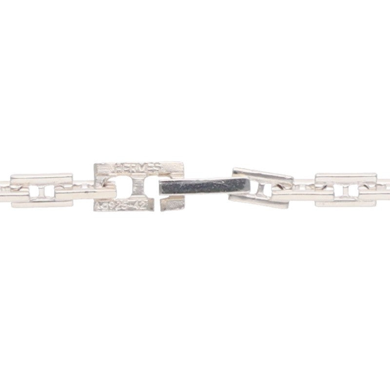 HERMES 925 Silver Hercules Necklace Size 42CM