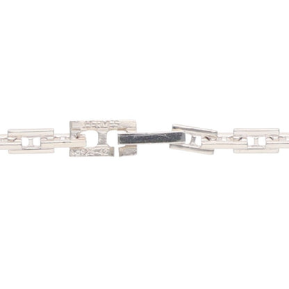 HERMES 925 Silver Hercules Necklace Size 42CM
