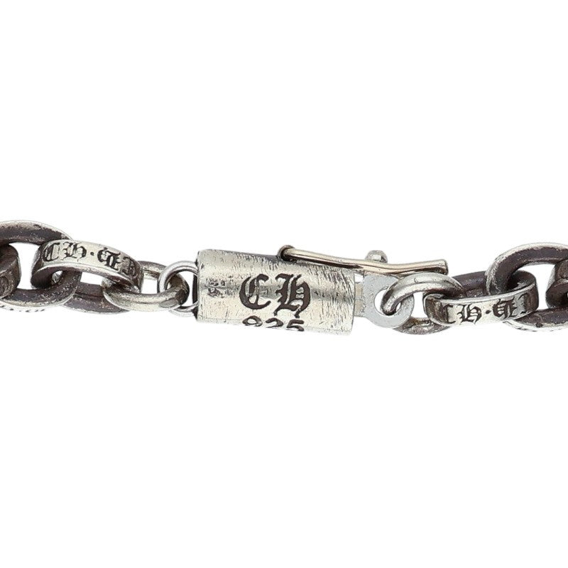 Chrome Hearts Paper Chain Necklace 14K Silver Size 20 Inch