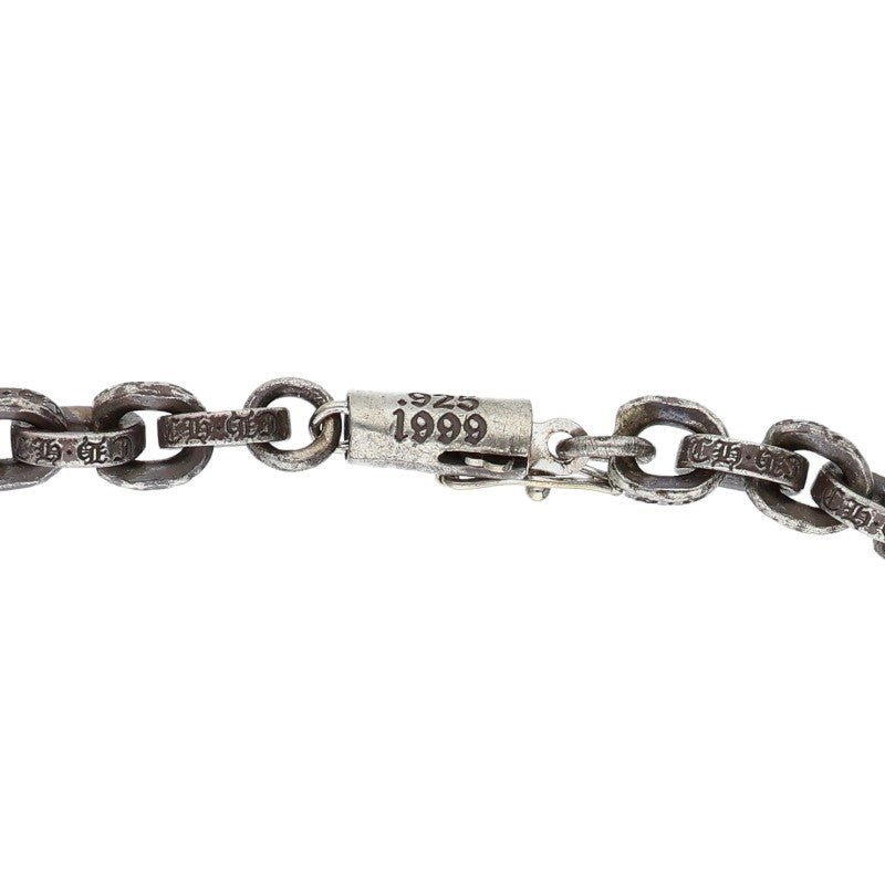Chrome Hearts Paper Chain Silver Necklace Size 20 Inch