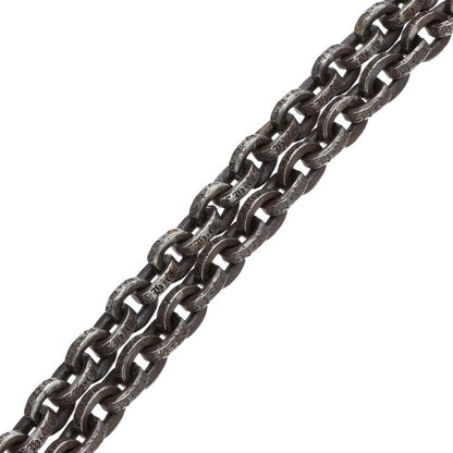 Chrome Hearts Paper Chain Silver Necklace Size 20 Inch