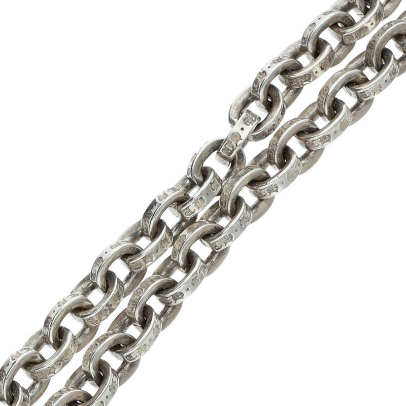 Chrome Hearts PAPER CHAIN 18 Silver Necklace Size 18 Inch