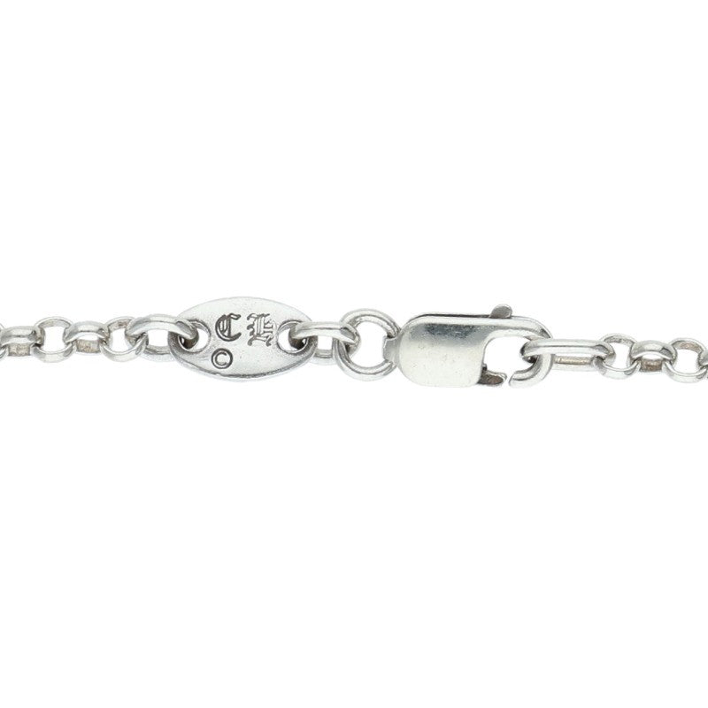Chrome Hearts Roll Chain Necklace Silver Size 20 Inch