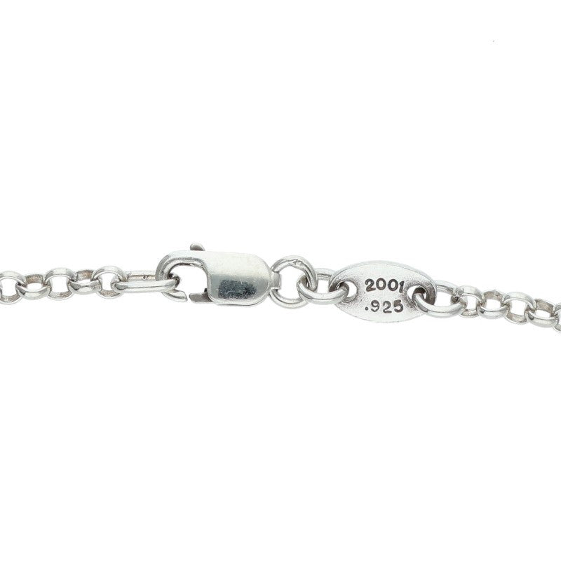 Chrome Hearts Roll Chain Necklace Silver Size 20 Inch