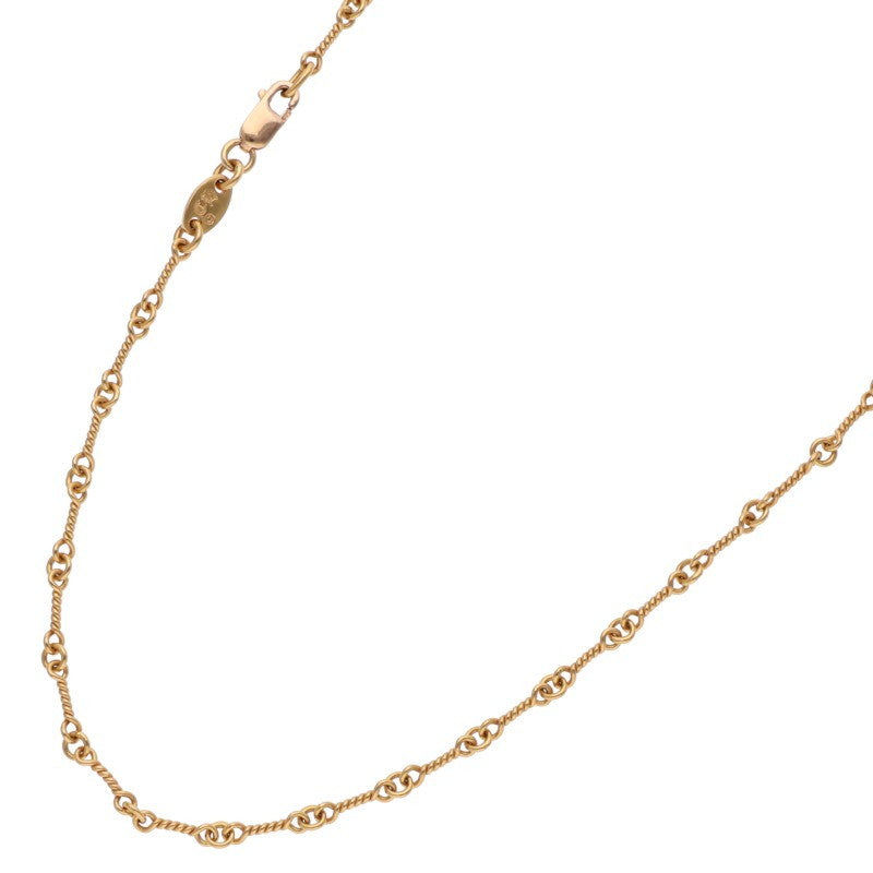 Chrome Hearts 22K Twist Chain Gold Necklace Size 18 Inch