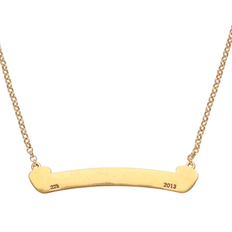 Chrome Hearts 22K Gold Necklace Size 18