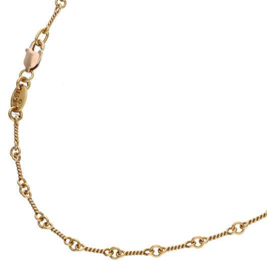 Chrome Hearts 22K Gold Twist Chain Necklace Size 20 Inch