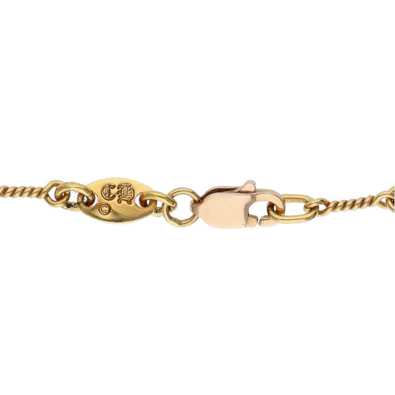 Chrome Hearts 22K Gold Twist Chain Necklace Size 20 Inch