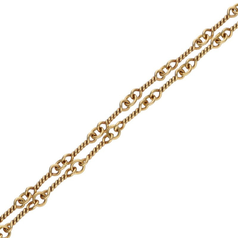 Chrome Hearts 22K Gold Twist Chain Necklace Size 20 Inch