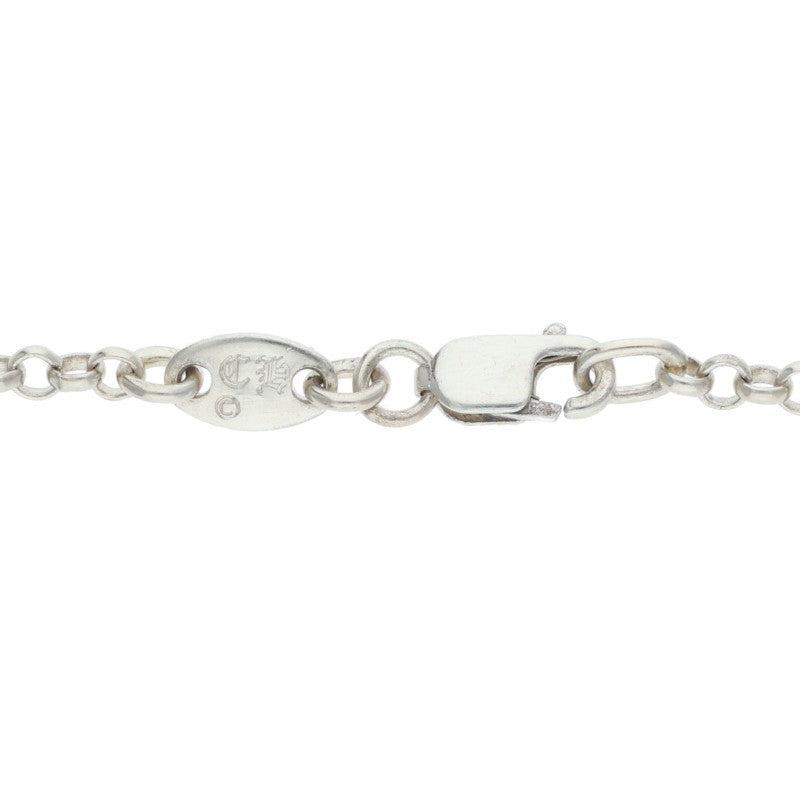 Chrome Hearts Silver Roll Chain Necklace Size 24 Inch