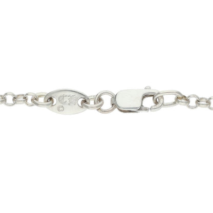 Chrome Hearts Silver Roll Chain Necklace Size 24 Inch