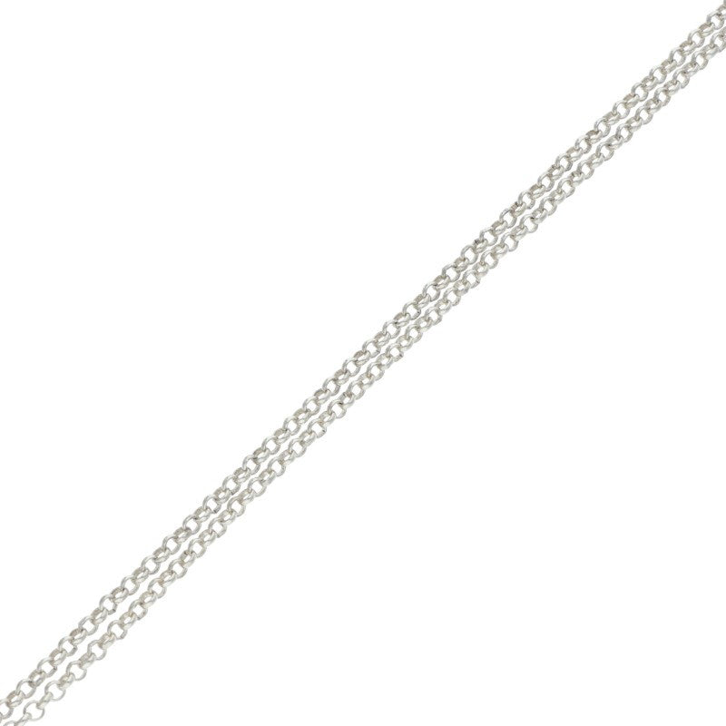 Chrome Hearts Silver Roll Chain Necklace Size 24 Inch