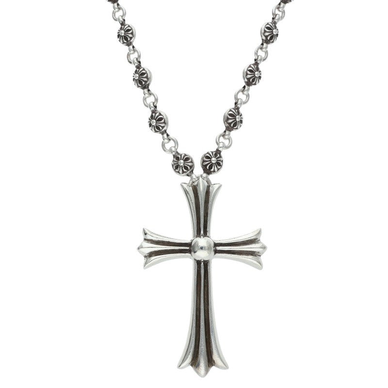 Chrome Hearts Large CH Cross Chain Necklace Size 30 Inch