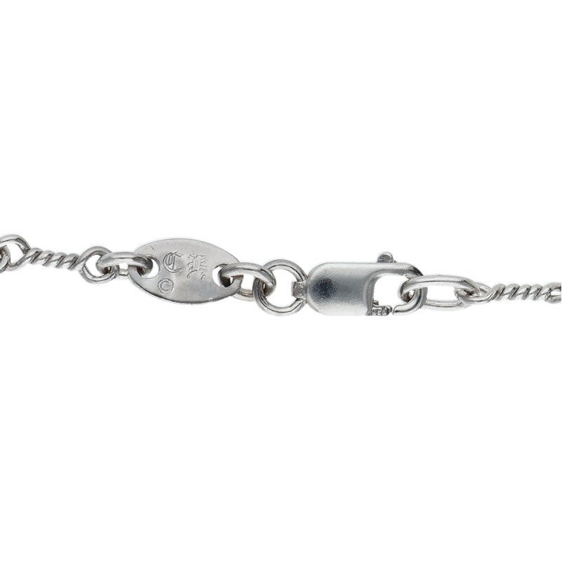 Chrome Hearts 18KWG Twist Chain Necklace Size 18 Inch
