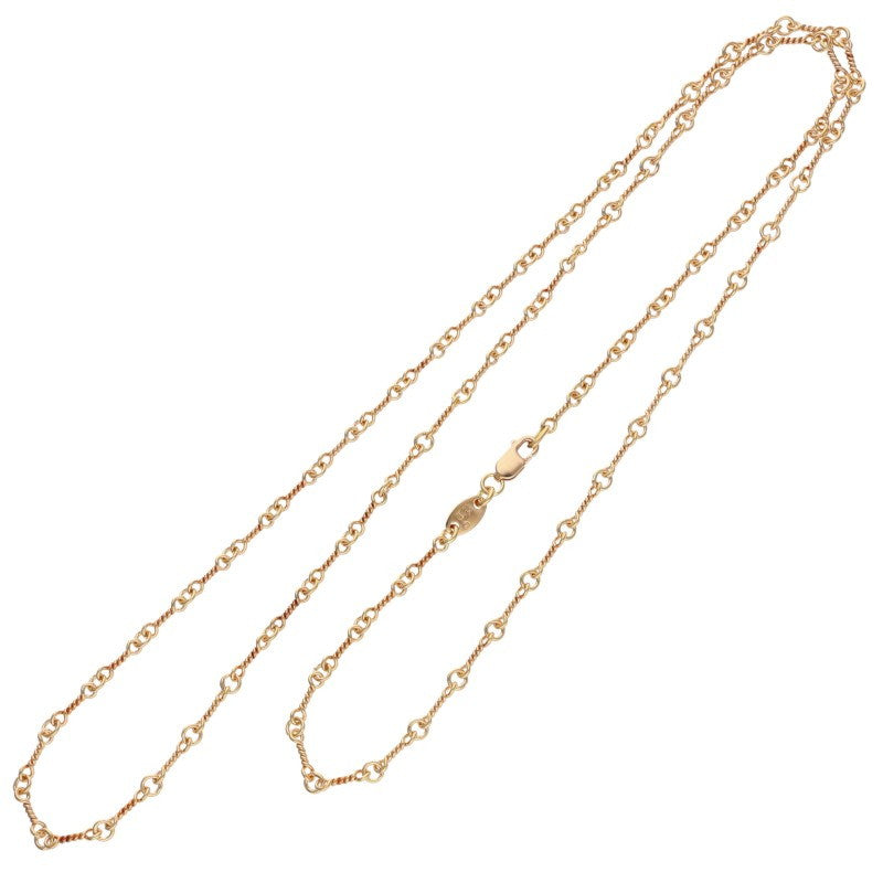 Chrome Hearts 22K Twist Chain Gold Necklace Size 24 Inch