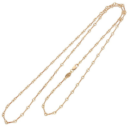 Chrome Hearts 22K Twist Chain Gold Necklace Size 24 Inch