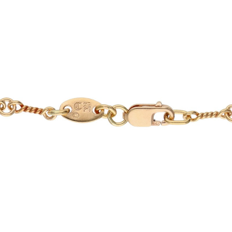 Chrome Hearts 22K Twist Chain Gold Necklace Size 24 Inch
