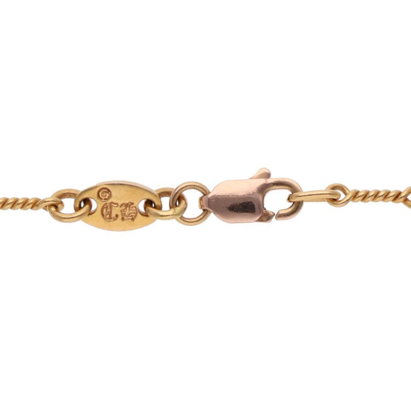 Chrome Hearts 22K Twist Chain Gold Necklace Size 18 Inch