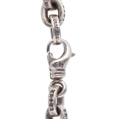 Chrome Hearts Large Paper Chain Silver Necklace Size 20 Inch