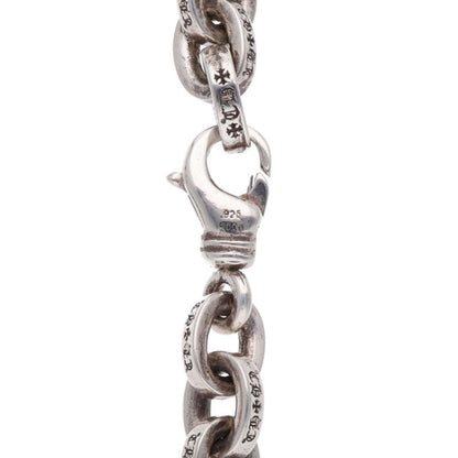Chrome Hearts Large Paper Chain Silver Necklace Size 20 Inch