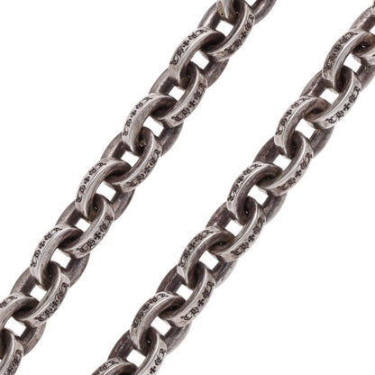 Chrome Hearts Large Paper Chain Silver Necklace Size 20 Inch