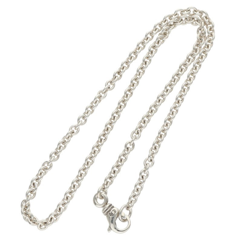 Chrome Hearts NE Chain Sterling Silver Necklace Size 18 Inch