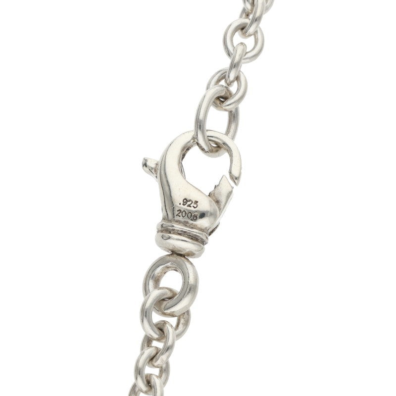 Chrome Hearts NE Chain Sterling Silver Necklace Size 18 Inch
