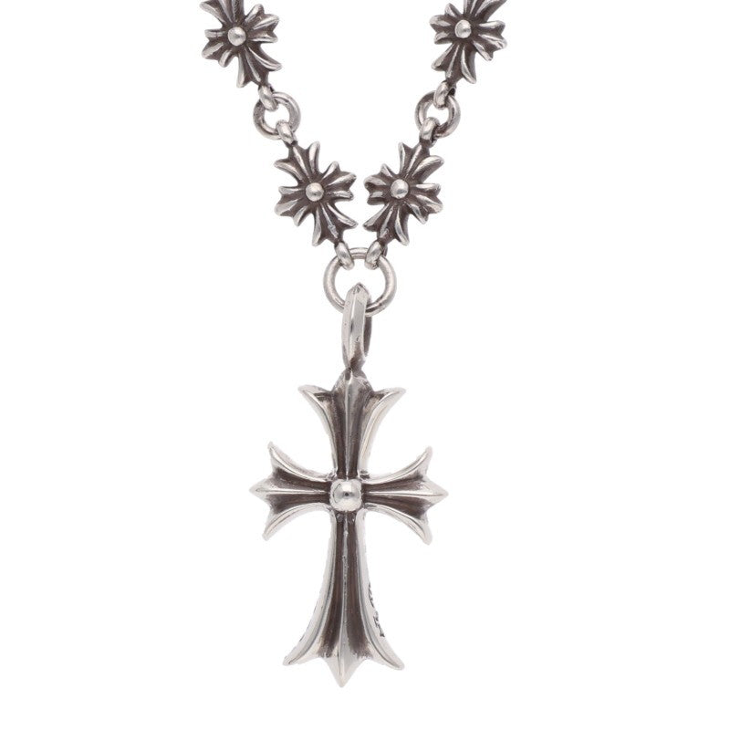 Chrome Hearts TNY E20 CRS F Pave Pink Sapphire Necklace