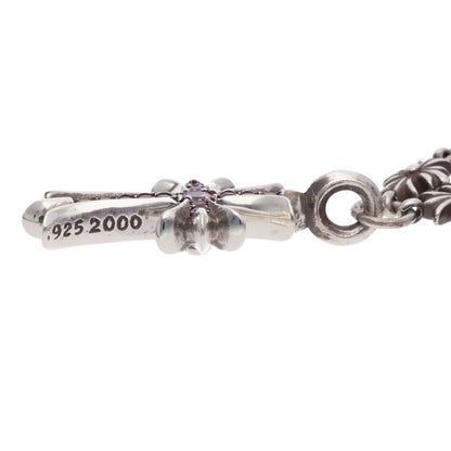 Chrome Hearts TNY E20 CRS F Pave Pink Sapphire Necklace