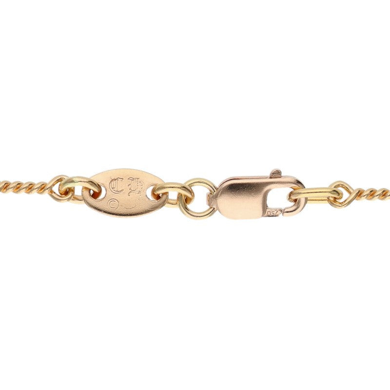 Chrome Hearts 22K Twist Chain Gold Necklace Size 20 Inch