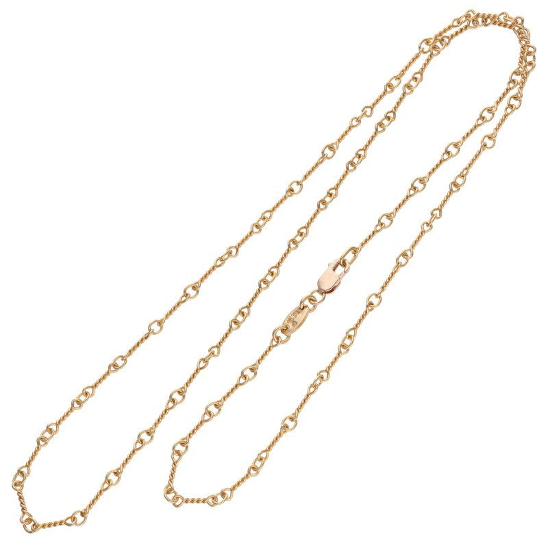 Chrome Hearts 22K Twist Chain Gold Necklace Size 20 Inch