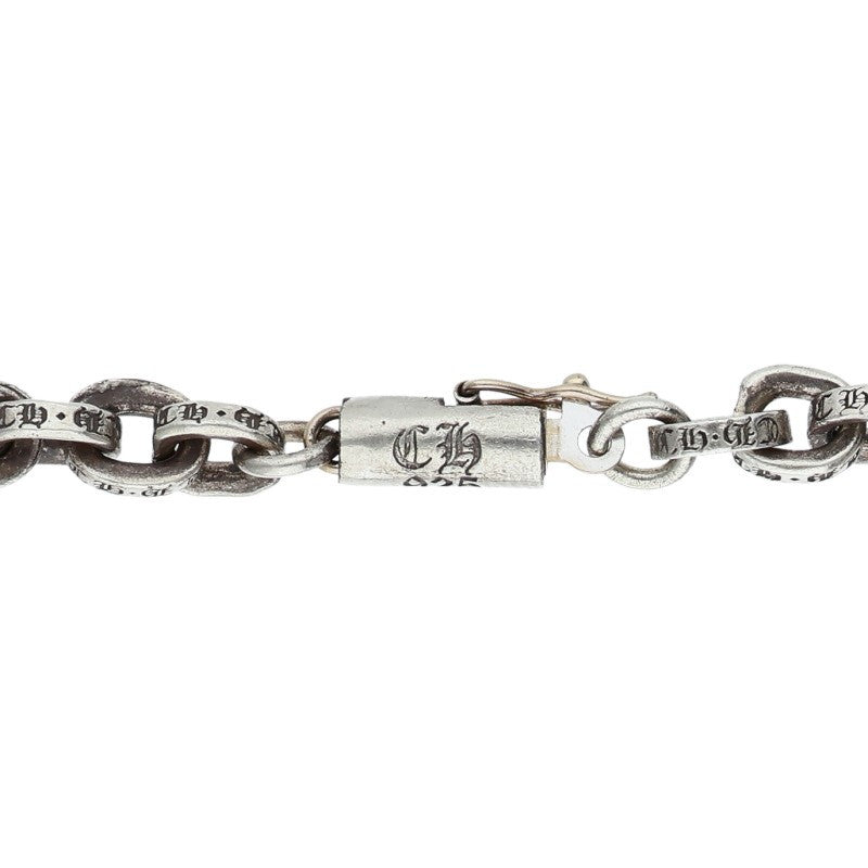 Chrome Hearts Paper Chain Necklace 14K Silver Size 20 Inch