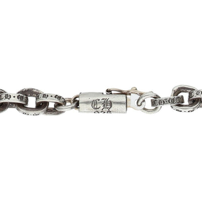 Chrome Hearts Paper Chain Necklace 14K Silver Size 20 Inch
