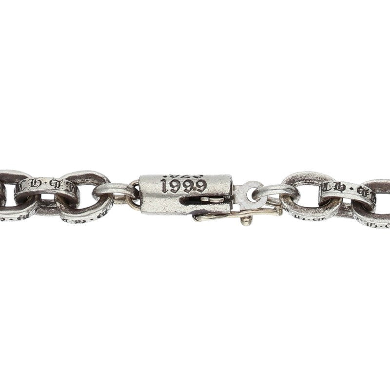 Chrome Hearts Paper Chain Necklace 14K Silver Size 20 Inch